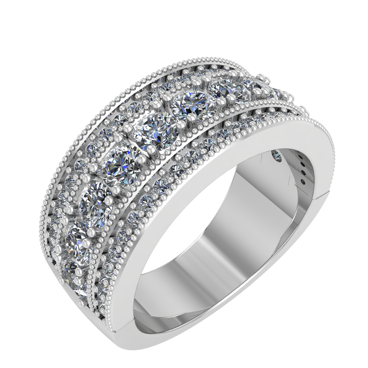 DIAMONDS HIP-HOP  MEN'S RINGS